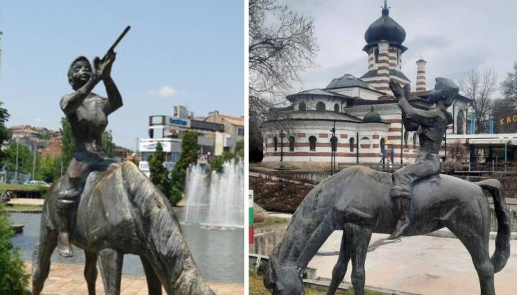 паметник щастливеца - НЕЩАСТНА УЧАСТ: Мъж откърти с чук част от