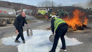 протест земеделци