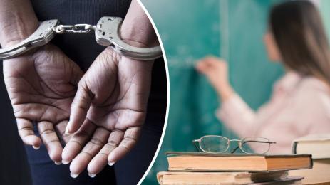 учителка арест