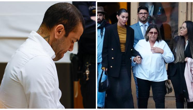 Дани Алвеш - Жената на Дани Алвеш го подкрепи на процеса