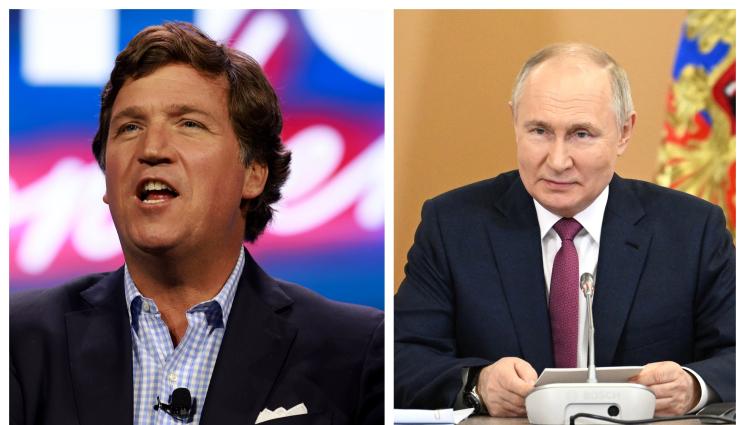 Тъкър Карлсън Владимир Путин - ВЗРИВООПАСНО: Тъкър Карлсън пуска интервюто с Путин, щяло да е епично!