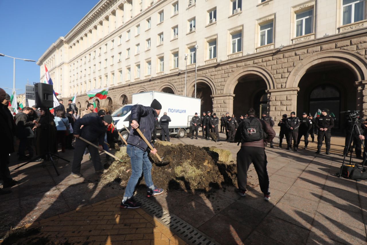 <p>&quot;Възраждане&quot; протестира пред Конституционния съд по повод референдума за запазване на лева</p>