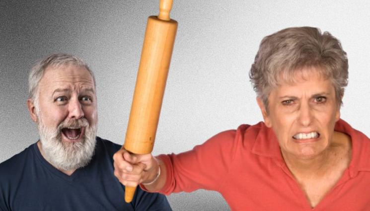 баба дядо бясна точилка побой - РЕВНОСТТА НЯМА ВЪЗРАСТ: Баба нападна съпруга си заради картичка от стара тръпка! (СНИМКА+ВИДЕО)