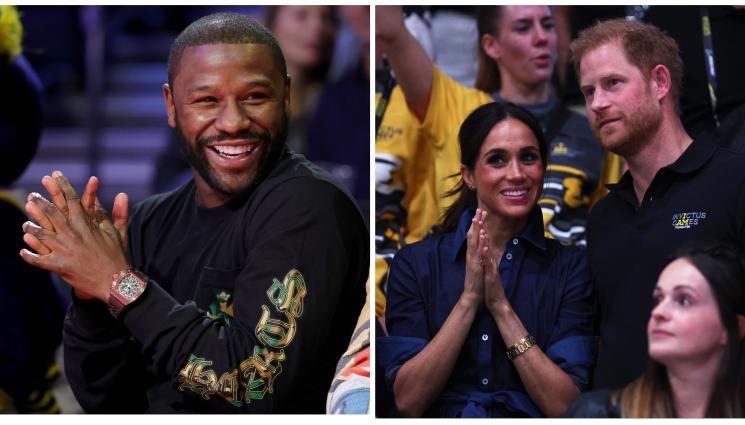 Хари Флойд Мейуедър - Хари и Меган гледат Супербоул