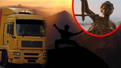 карате камион съд