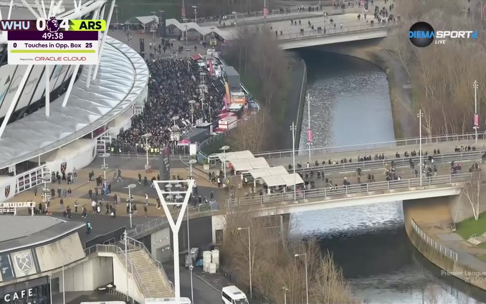 Още преди да е приключило и първото полувреме на дербито