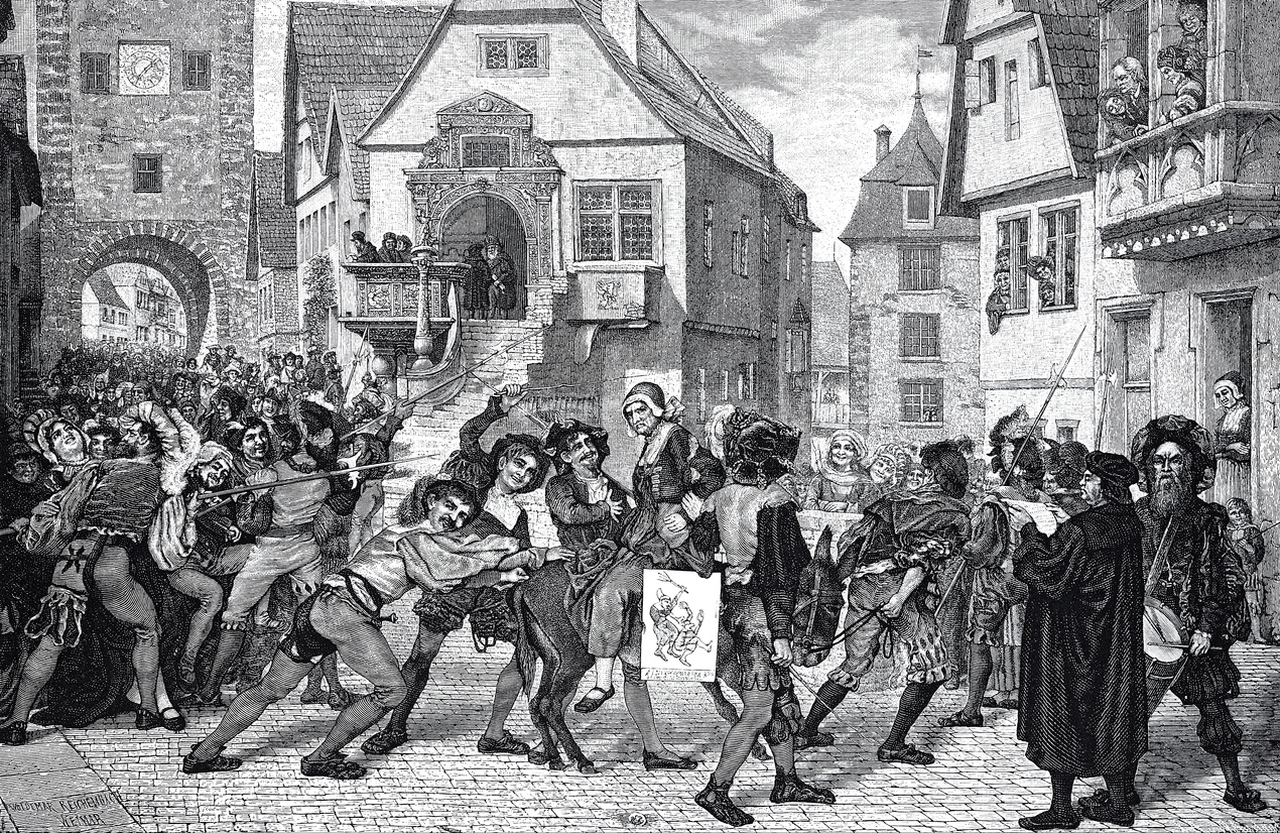 <p><strong>Танцуващата чума, Страсбург, 1518 г.&nbsp;</strong>- Един от най-старите и известни случаи на масова истерия е &bdquo;Танцуващата чума&ldquo;, която порази френския град Страсбург през 1518 г. През юли една жена започнала да танцува по улиците.&nbsp;Тя не можела&nbsp;да спре, докато не рухнала от изтощение, но след като си починала, веднага се върнала към танците.Тя продължила танците с дни и скоро повече от 30 души се присъединили&nbsp;към нея.&nbsp;Те танцували&nbsp;в натрапчива лудост, като че ли неспособни да спрат, докато телата им не&nbsp;отказаха.</p>