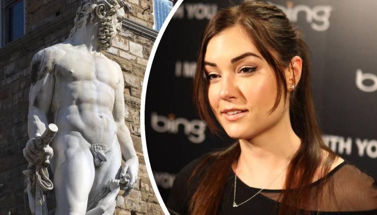 Саша Грей - УДАРИХА ГО НА ИЗКУСТВО: Келеши изваяха огромен фалос от сняг пред руски паметник! (СНИМКИ)