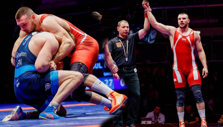 Кирил Милов Букурещ трето място - БЪЛГАРСКИ МЕДАЛ В БОРБАТА: Кирил Милов тушира финландец за европейски бронз