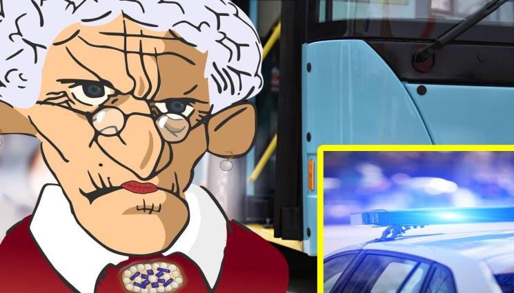 автобус баба полиция - ЕКШЪН В ГРАДСКИЯ: Освирепяла контрольорка раздава правосъдие в рейса! (ВИДЕО)