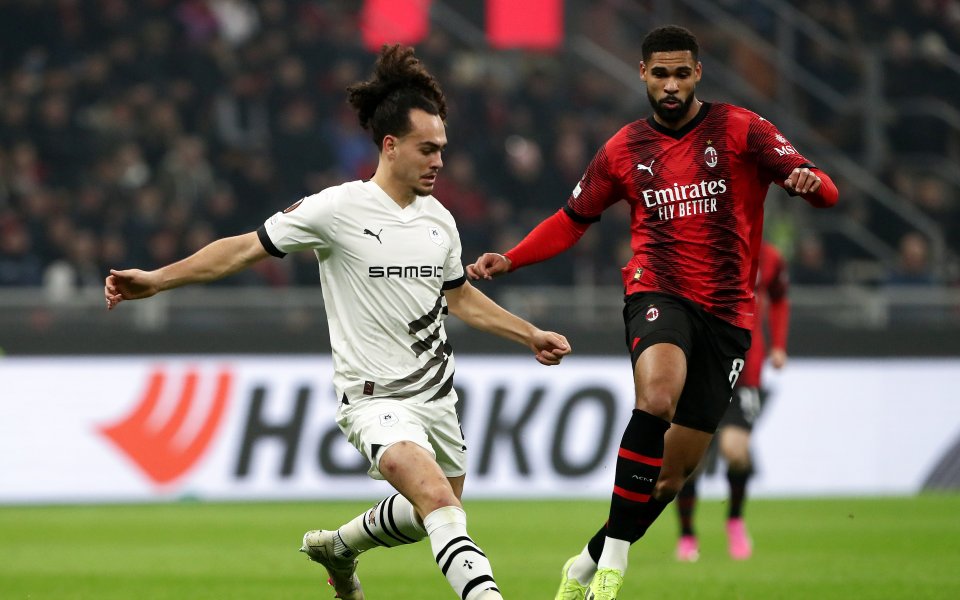 Отборът на Рен приема Милан в мач реванш от плейофите