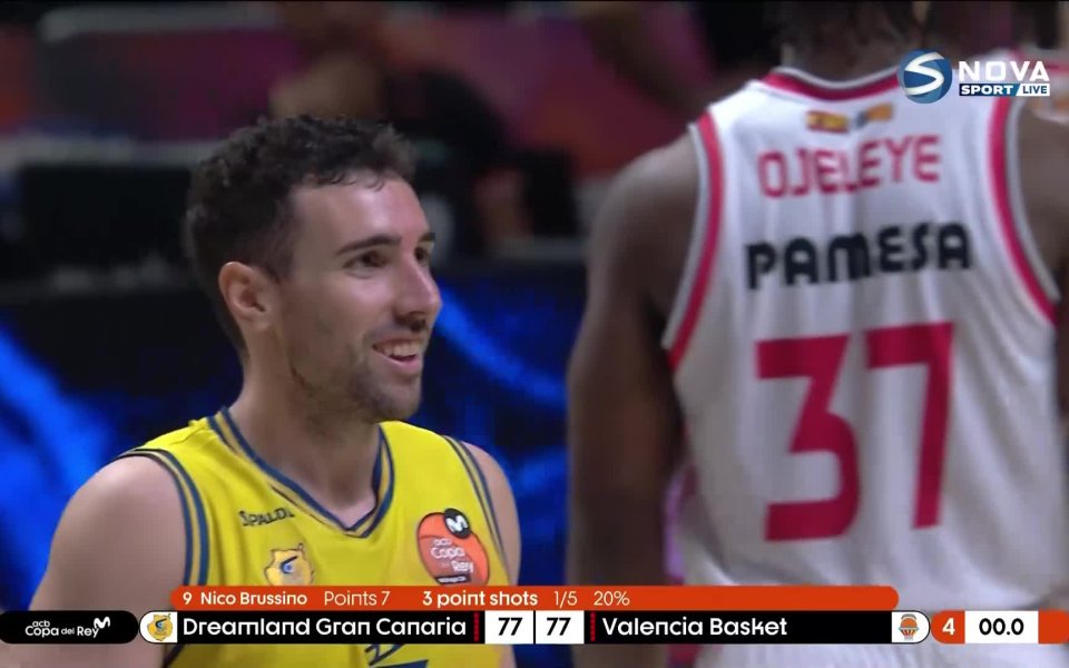 Гран Канария отстъпи на Валенсия с 81:89 точки в двубой от