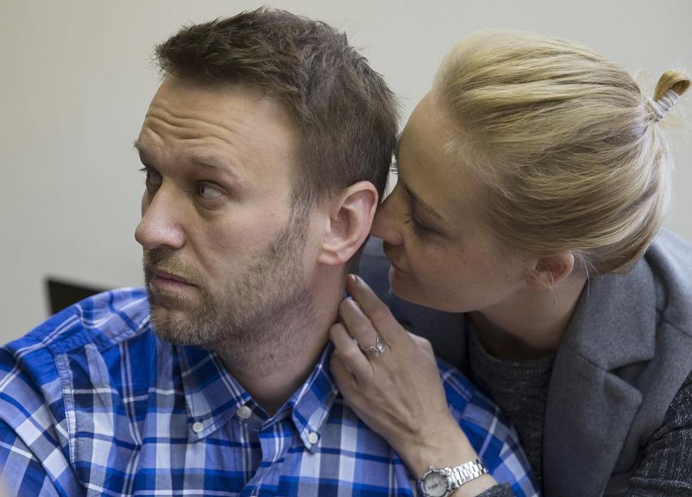 Обичам те, написа съпругата на Алексей Навални - Юлия -