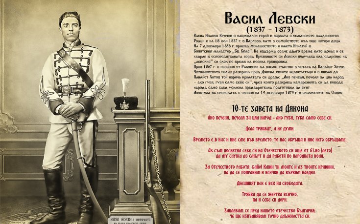 Портрет на Васил Левски