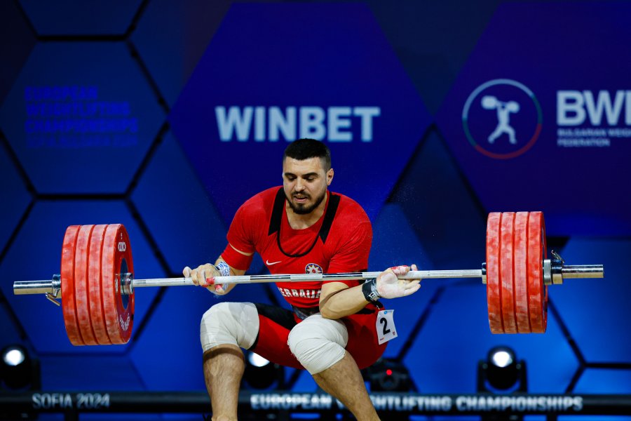 Христо Христов на Европейското първенство по вдигане на тежести в1