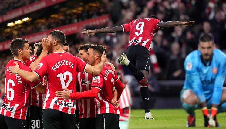 Атлетик Жирона - Краят на чудесата: Атлетик Билбао удари спирачка на приятната изненада Жирона