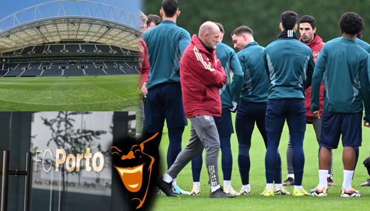 Артета Арсенал Порто - Треперят като новобранки: Футболистите на Арсенал и Артета се правят на умрели лисици