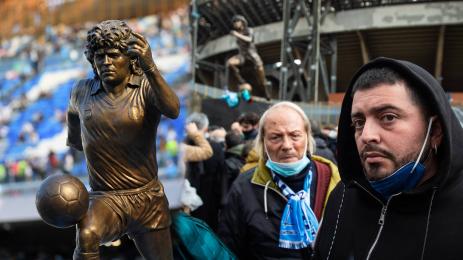 Диего Марадона младши статуя