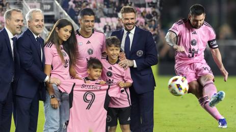 Луис Суарес Лео Меси Бекъм