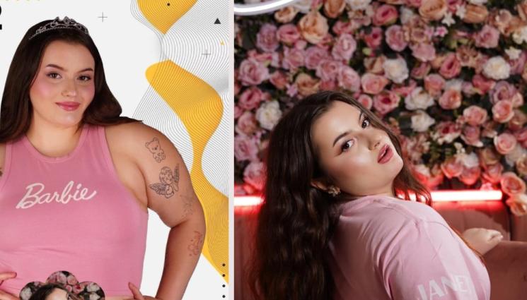 Елизабет - КАТО ДВЕ КАПКИ ВОДА: Мис Плюс сайз замяза на Азис (СНИМКА)