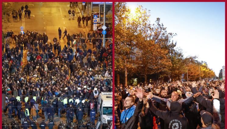 протест футбол - Полицията опроверга Терзиев за протеста срещу БФC!