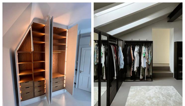 гардероб таван - Таванът става дрешник!