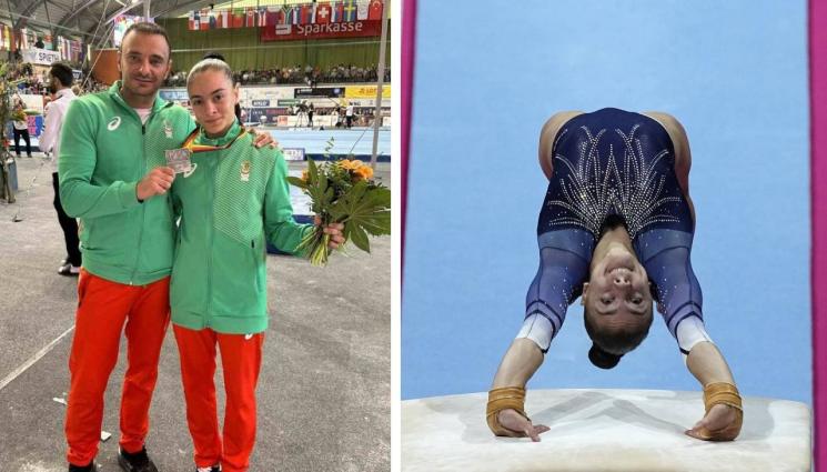 спортна гимнастика - СУПЕР! Наша гимнастичка взе второ сребро от Световна купа на прескок