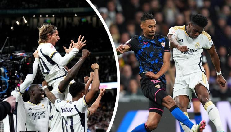 Реал Мадрид - Лука Модрич влезе като резерва и с красив гол осигури трите точки за Реал срещу Севиля