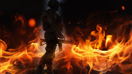 запален военен