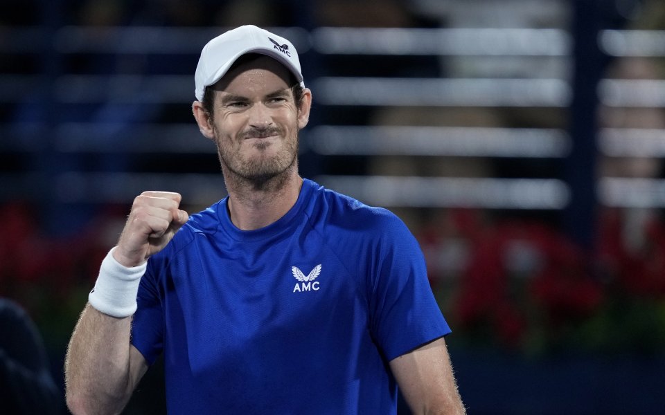 Анди Мъри достигна 1/8-финалите на ATP 500 турнира в Дубай,