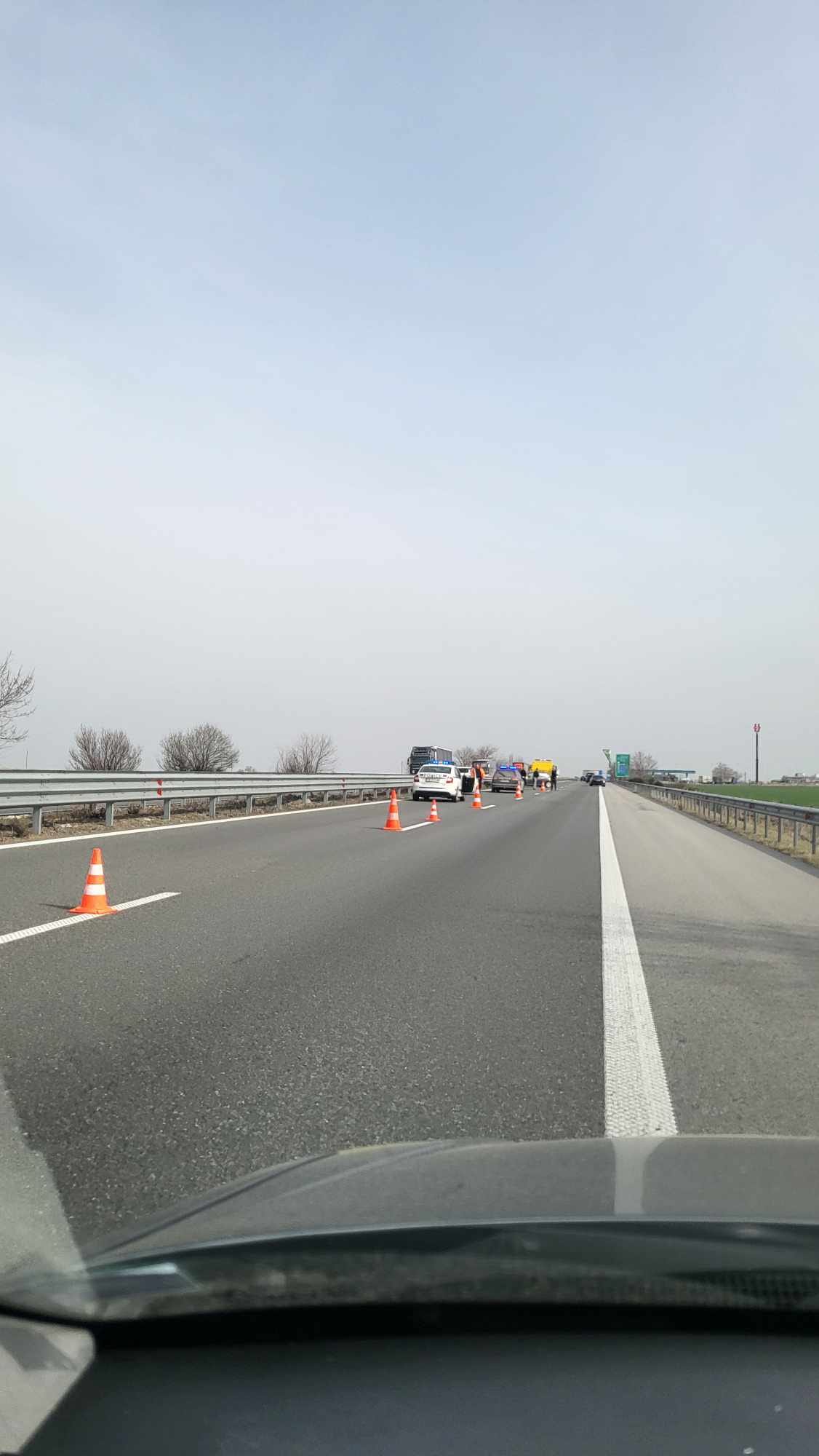 кола катастрофа магистрала