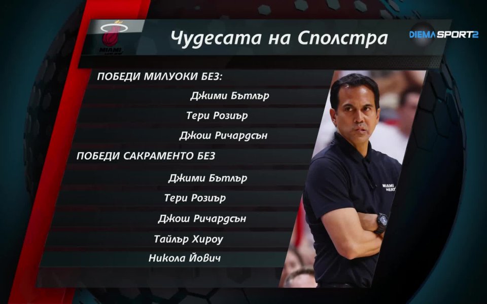 Отборът на Маями изглежда набира скорост в НБА. Това е