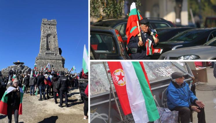 знамена - Пробутват ни китайски знамена за 7 лева (СНИМКИ)