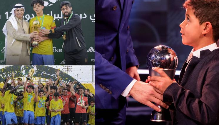 Роналдо младши - Бащичко: Кристиано младши засенчи татко си с титла в Саудитска Арабия