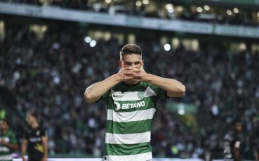 Нападателят на Спортинг Лисабон Виктор Гьокерес вкара своя 31 и гол