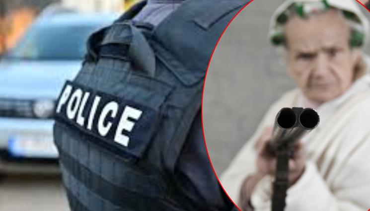 пенсионерка - Въоръжена пенсионерка се барикадира в болница (ВИДЕО)