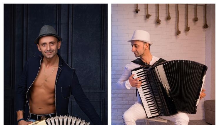 Калоян Куманов - Акордеонистът Калоян Куманов пред 