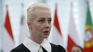 Юлия Навалная вдовицата на опозиционния лидер Алексей Навални призова руснаците