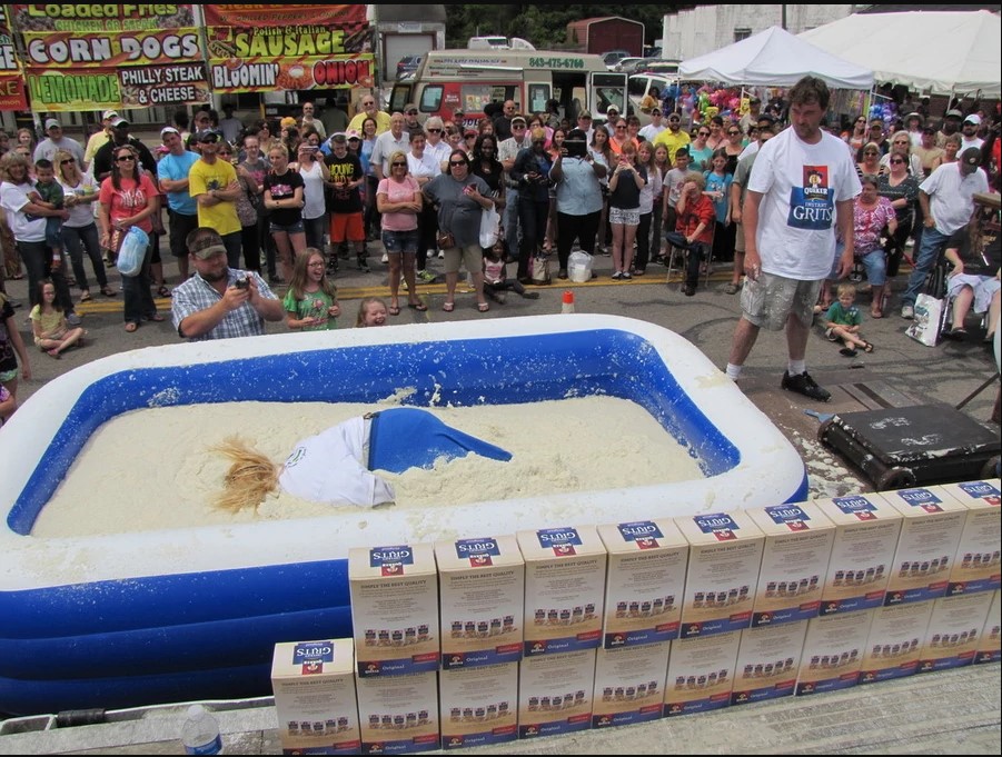 Гмуркане в царевичен грис