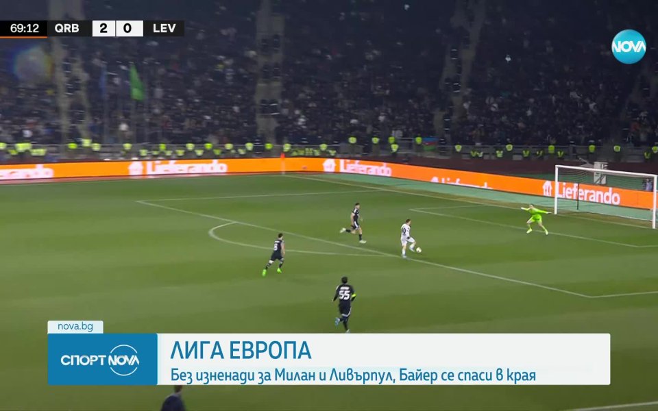 Лига Европа, осминафинали - първи срещи: Бенфика (Португалия) - Рейнджърс