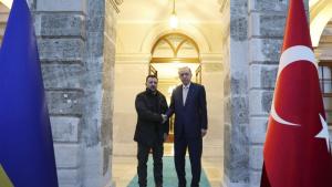 Турският президент Реджеп Ердоган се срещна с украинския си колега