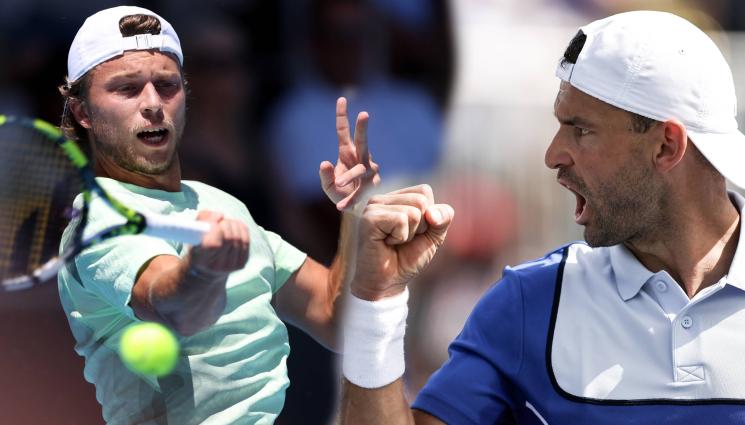 Димитров Мюлер - С 14-та победа за 2024 г.: Гришо спечели $ 59 100 за 90 минути в Индиън Уелс