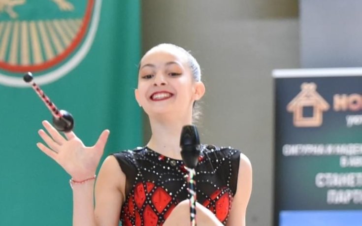 Андреа Николова постигна страхотен успех в художествената гимнастика