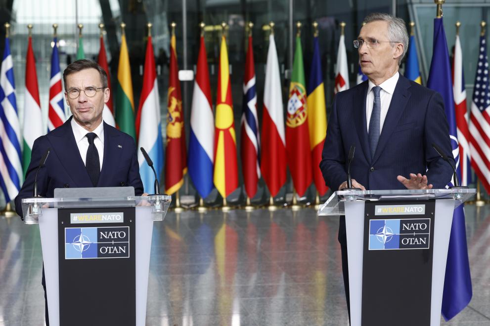 Швеция заема подобаващо място с присъединяването си към НАТО, заяви