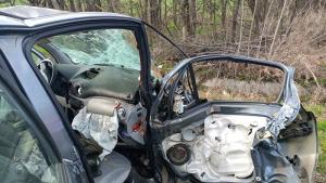 79 годишна шофьорка от Белоградчик предизвика катастрофа край видинското село Дреновец