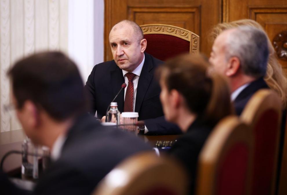 Приключи вторият кръг консултации при президента Румен Радев, днес той