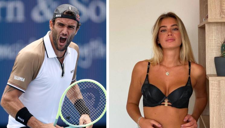 Матео Беретини Федерика Лели - Беретини на море с млада танцьорка