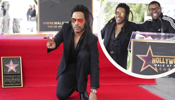 Лени Кравиц Дензъл Уошингтън - №2774: И Лени Кравиц със звезда на Алеята на славата