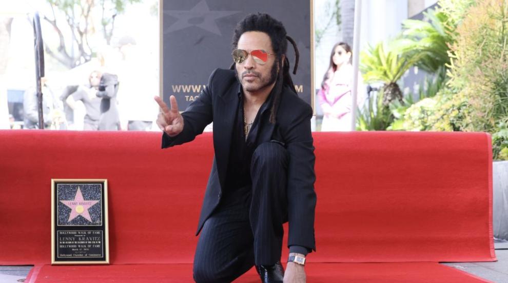 Лени Кравиц получи звезда на холивудската Алея на славата (ГАЛЕРИЯ)