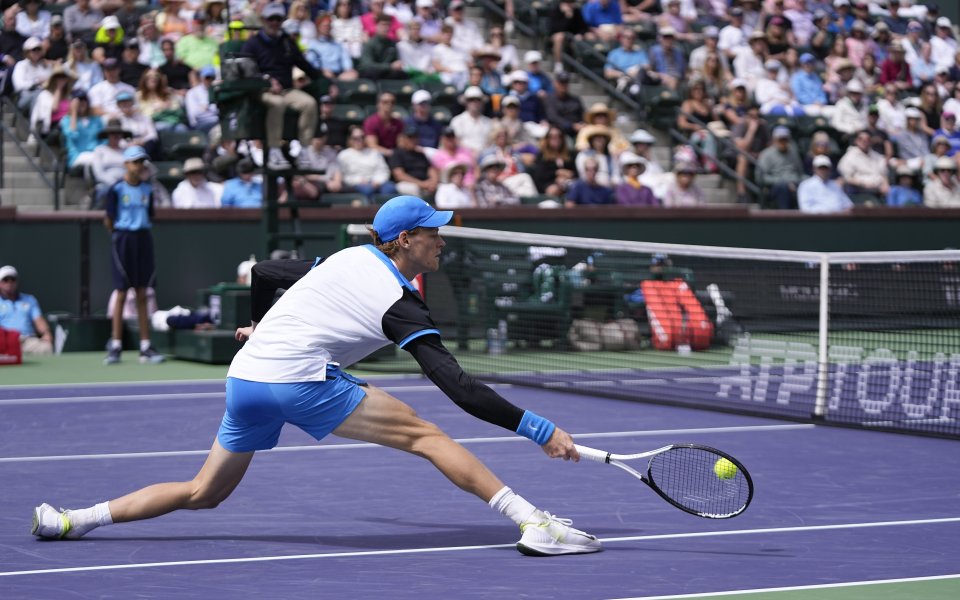 Иржи Лехечка - Яник Синер 0:2 сета / ATP 1000, Индиън Уелс, 1/4-финал, 14.03.2024 г.